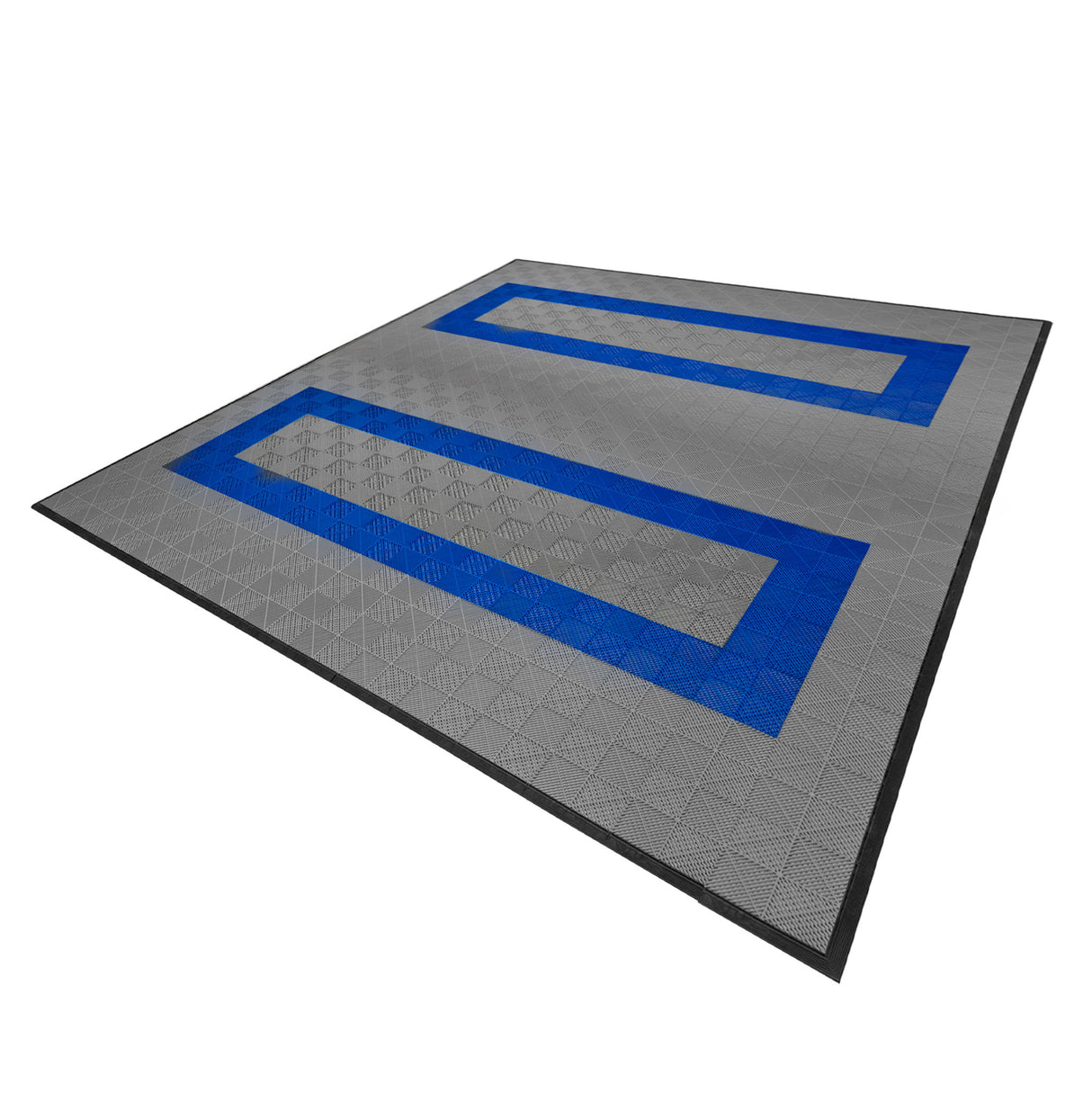 Placas de Polipropileno com Canais de Ventilação (225 un) e Bordas - Cinza (165un) y Azul (60un)
