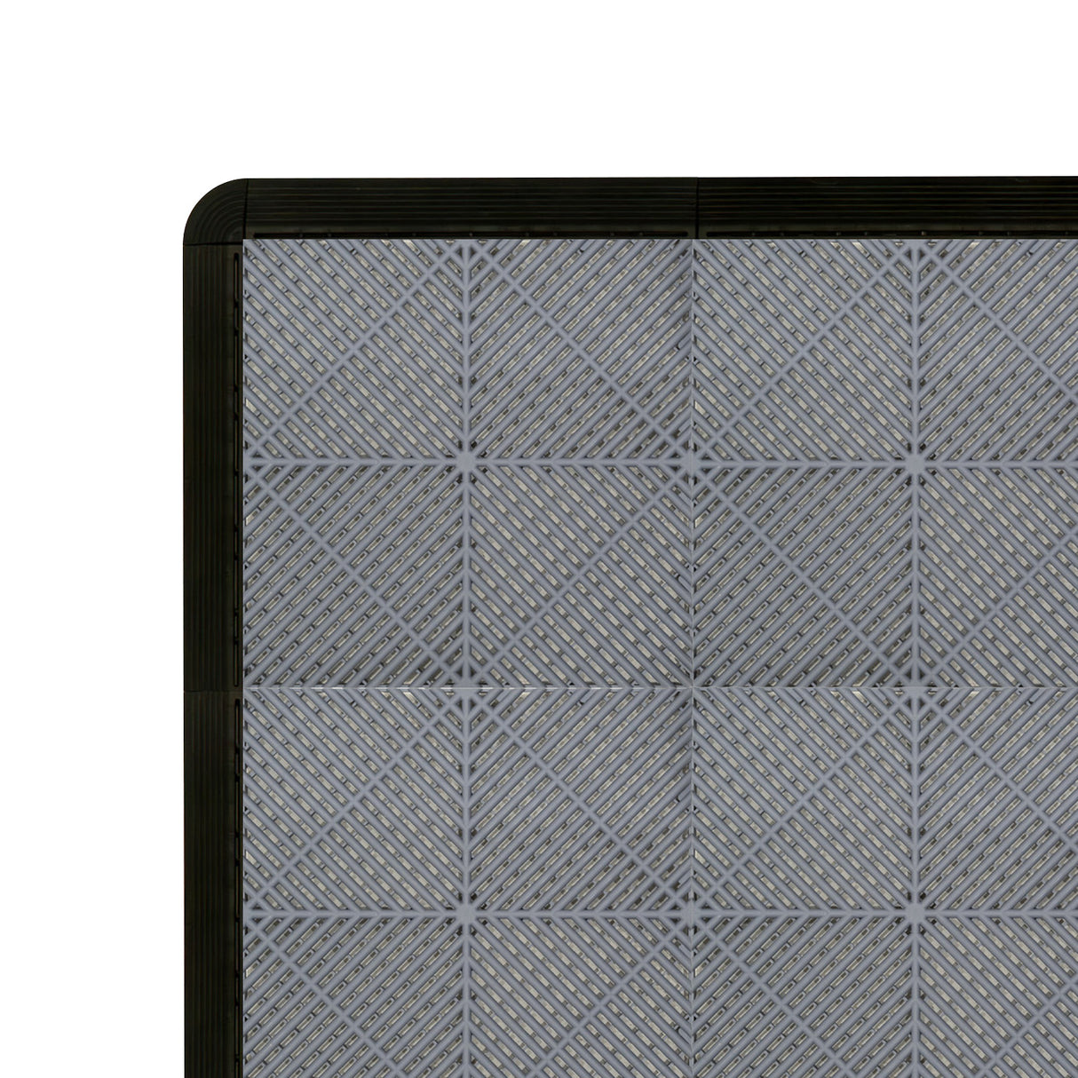 Placas de Polipropileno com Canais de Ventilação (225 un) e Bordas - Cinza (165un) y Azul (60un)