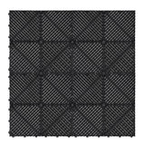 Placas de Polipropileno (120 un) com Bordas - Preto + Luz LED Hexagonal para Teto