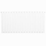 Radiador de coluna única branco, 600 mm x 1190 mm, com design liso e moderno, ideal para aquecimento eficiente em ambientes internos