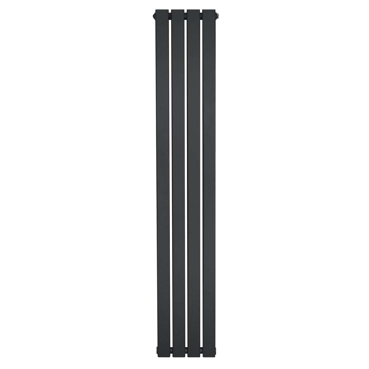Radiador de coluna única cinza antracite, 1600 mm x 280 mm, com design vertical e acabamento liso, ideal para aquecimento eficiente