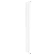 Radiador de coluna única branco, 1600 mm x 280 mm, com design elegante e superfícies lisas, ideal para aquecer ambientes modernos