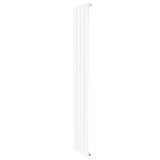 Radiador de coluna única branco, 1600 mm x 280 mm, com design elegante e superfícies lisas, ideal para aquecer ambientes modernos