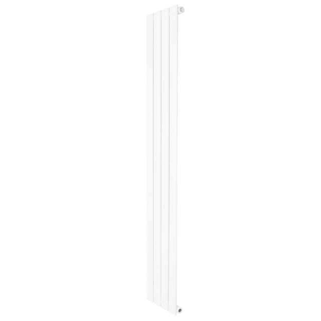Radiador de coluna única branco, 1600 mm x 280 mm, com design elegante e superfícies lisas, ideal para aquecer ambientes modernos