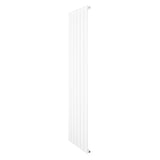 Radiador de coluna única branco, 1600 mm x 420 mm, com design vertical e superfícies lisas, ideal para aquecimento eficiente