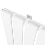 Radiador de coluna única branco, 1600 mm x 420 mm, com design elegante e superfícies lisas, ideal para aquecimento eficiente
