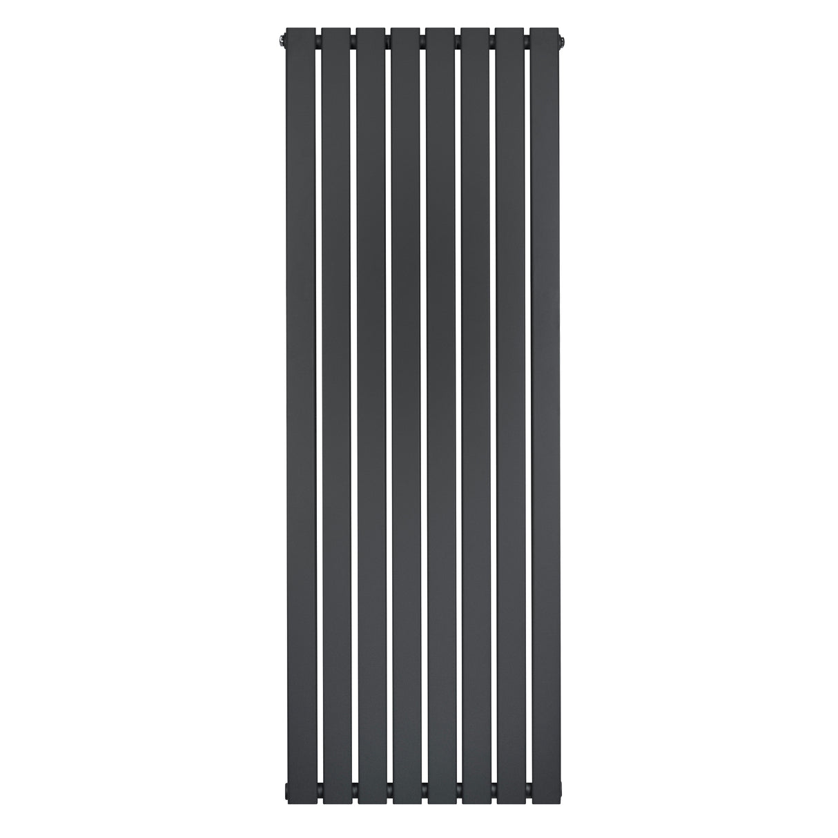 Radiador de coluna única em cinza antracite, com design vertical e acabamento liso, medindo 1600 mm x 560 mm