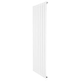 Radiador de coluna única branco, 1600 mm x 560 mm, com design elegante e superfícies lisas, ideal para aquecer ambientes modernos