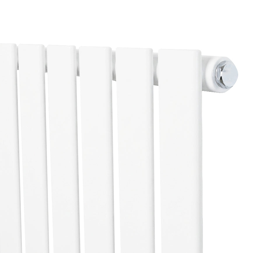 Radiador de coluna única branco, com design elegante e moderno, medindo 1600 mm x 560 mm, ideal para aquecimento eficiente