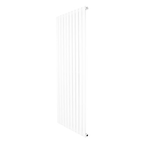 Radiador de coluna única branco, com design vertical elegante, medindo 1600 mm x 700 mm, ideal para aquecimento eficiente e moderno