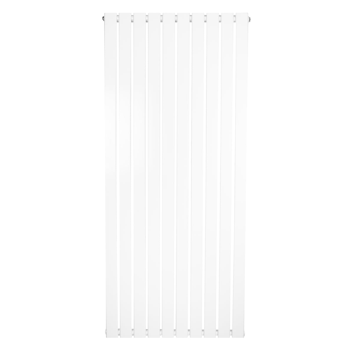 Radiador de coluna única branco, com 1600 mm de altura e 700 mm de largura, apresentando um design moderno e liso, ideal para aquecimento