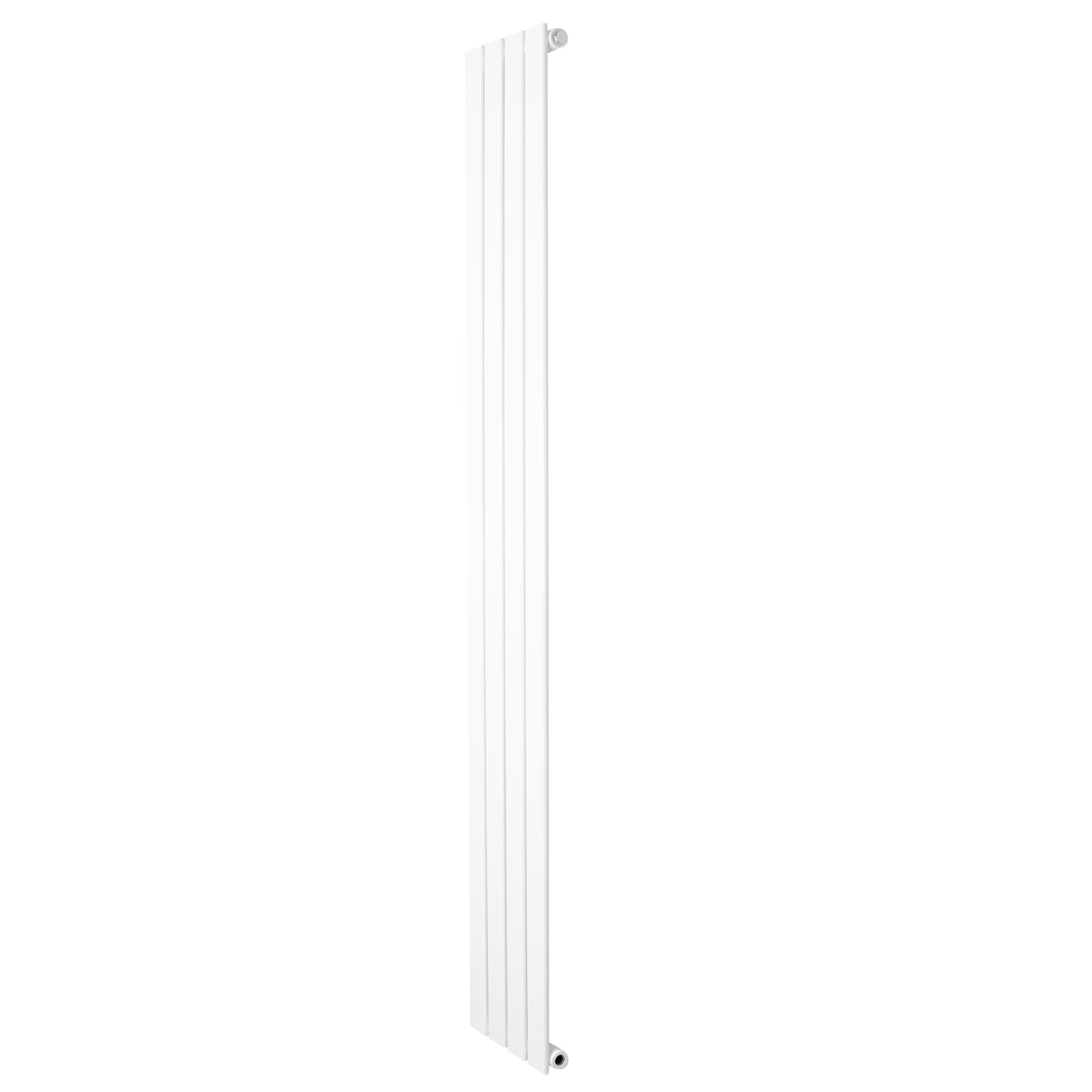 Radiador de coluna única branco, 1800 mm x 280 mm, com design elegante e superfícies lisas, ideal para aquecimento eficiente