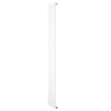 Radiador de coluna única branco, 1800 mm x 280 mm, com design elegante e superfícies lisas, ideal para aquecimento eficiente