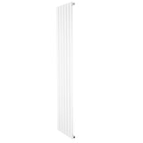 Radiador de coluna única branco, 1800 mm x 420 mm, com design moderno e superfície lisa, ideal para aquecer ambientes com estilo