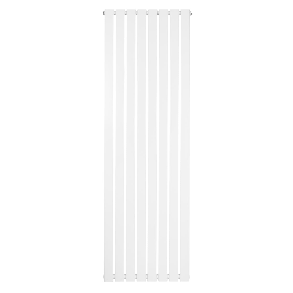 Radiador de coluna única branco, 1800 mm x 560 mm, com design vertical e listras retas, ideal para aquecimento eficiente e moderno
