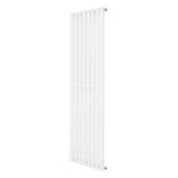 Radiador de coluna simples oval branco, com design elegante e moderno, medindo 1600 mm x 480 mm, ideal para aquecimento eficiente