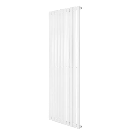 Radiador de coluna simples oval branco, com design elegante e moderno, medindo 1600 mm x 600 mm, ideal para aquecimento eficiente