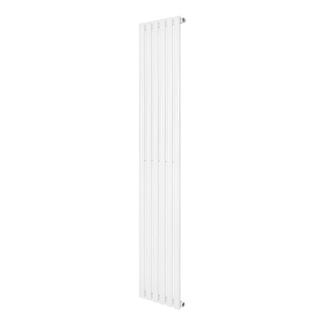 Radiador de coluna simples oval branco, com design elegante e moderno, medindo 1800 mm de altura e 360 mm de largura