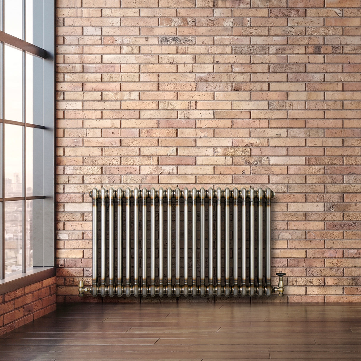 Radiador Tradicional de 2 Colunas - 600 x 1010mm - Metal Cru