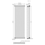 Radiador Tradicional de 2 Colunas - 1800 x 560mm - Metal Cru