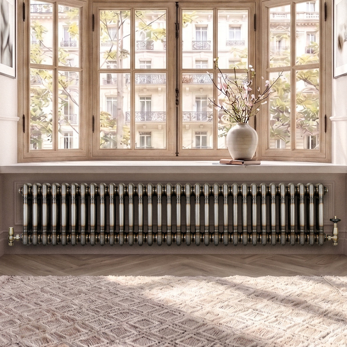 Radiador Tradicional de 3 Colunas - 300 x 1460mm - Metal Cru