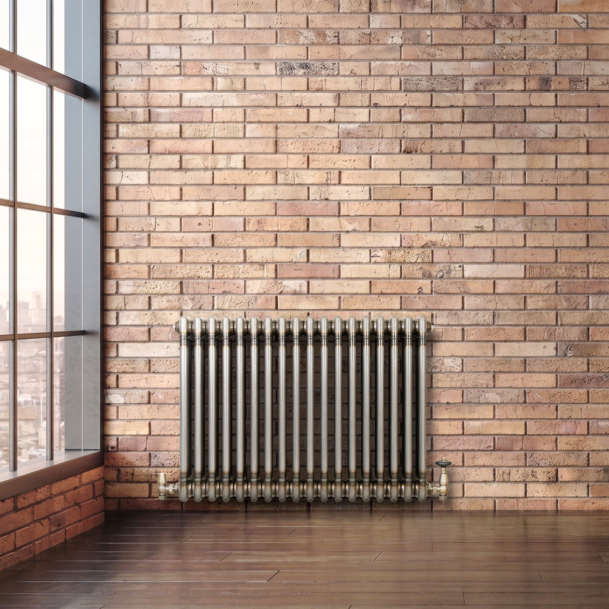 Radiador Tradicional de 3 Colunas - 600 x 830mm - Metal Cru