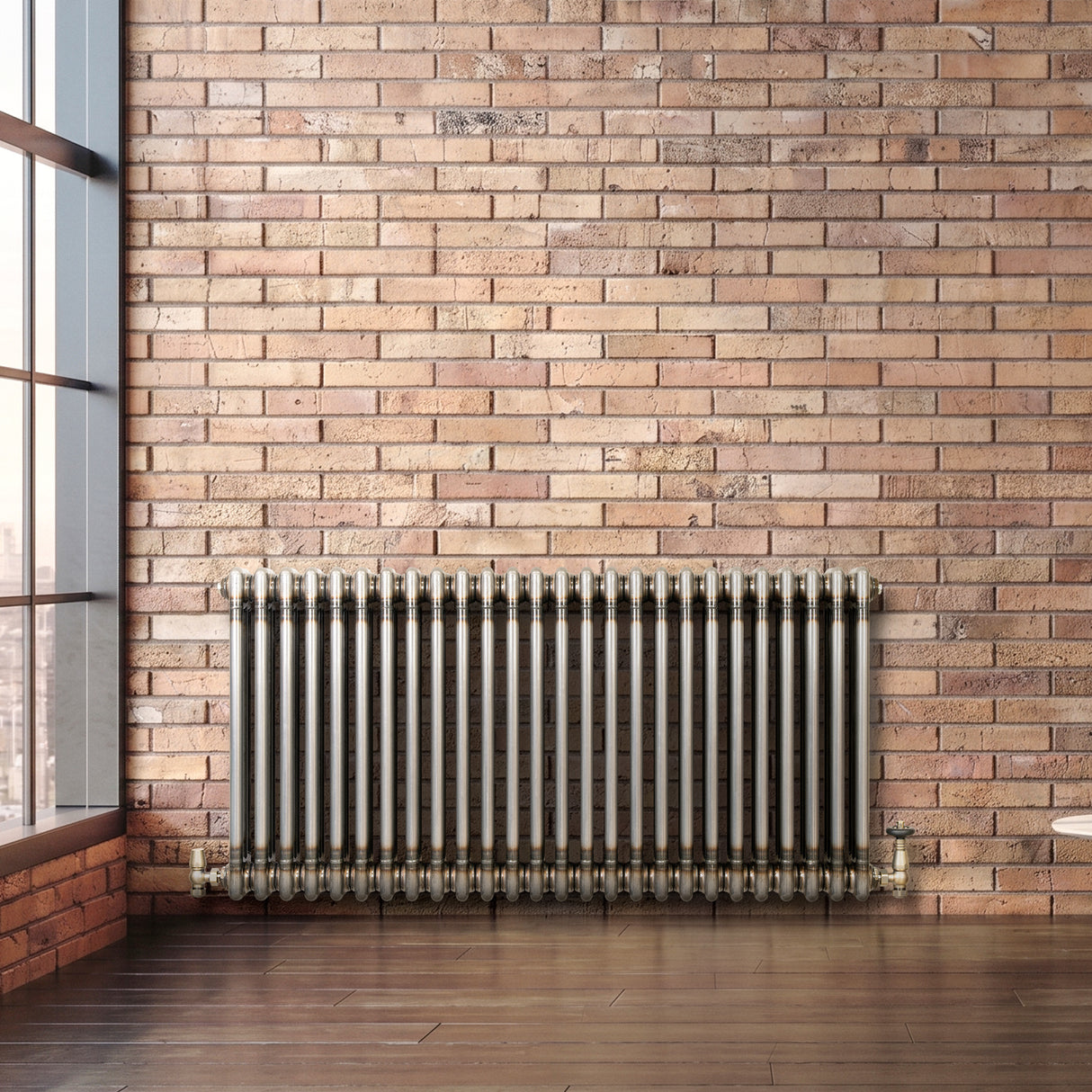 Radiador Tradicional de 3 Colunas - 600 x 1190mm - Metal Cru