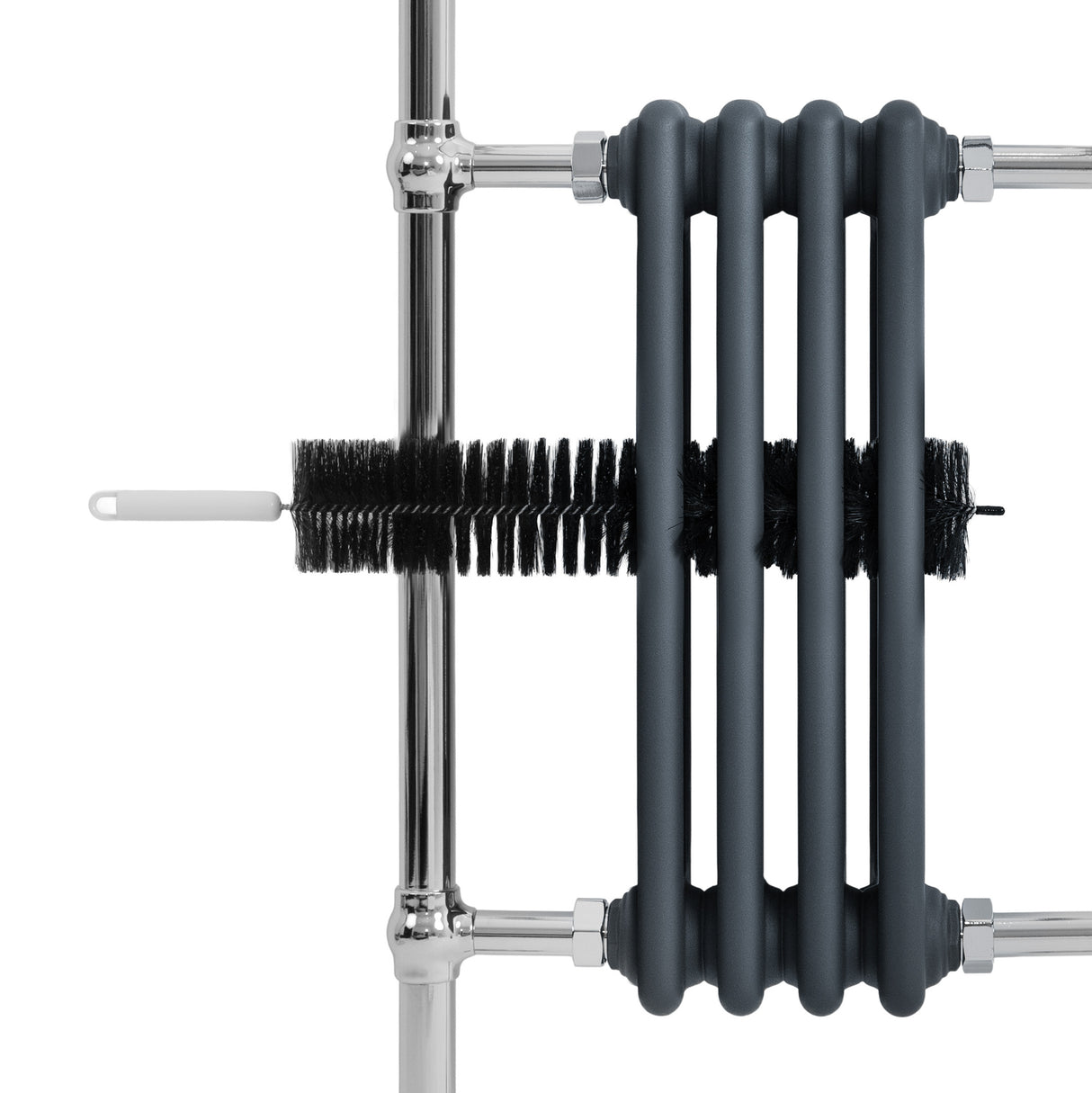 Radiador Toalheiro Tradicional – 950mm x 480mm – Cinza Antracite