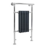 Radiador Toalheiro Tradicional – 950mm x 570mm – Cinza Antracite