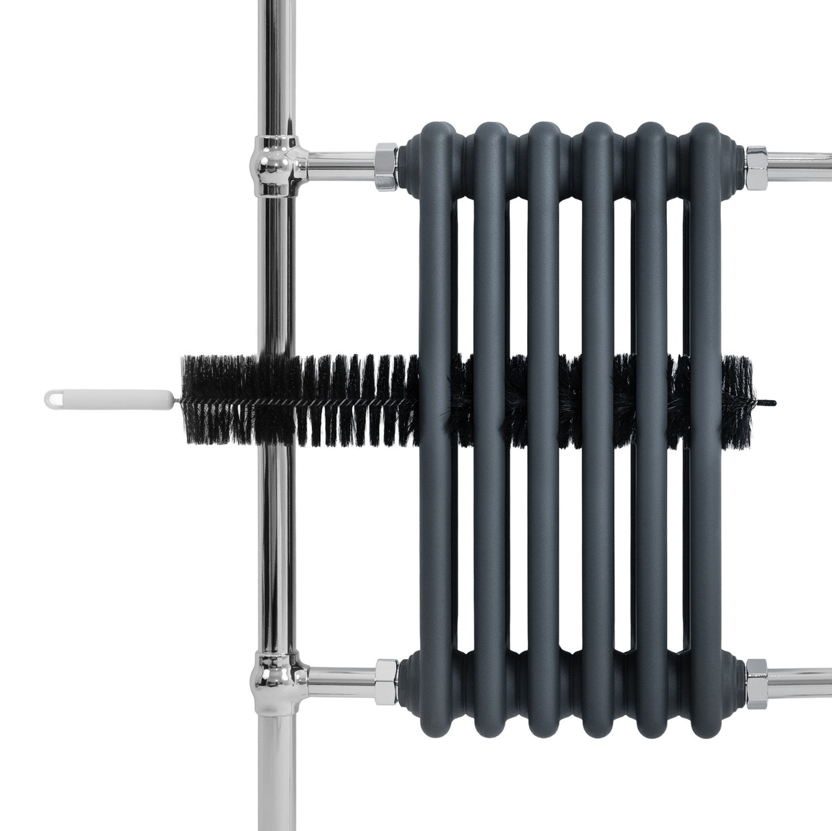 Radiador Toalheiro Tradicional – 950mm x 570mm – Cinza Antracite