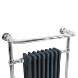 Radiador Toalheiro Tradicional – 950mm x 660mm – Cinza Antracite