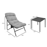 Conjunto de Jardim de 3 Peças – Cinzento - view 5