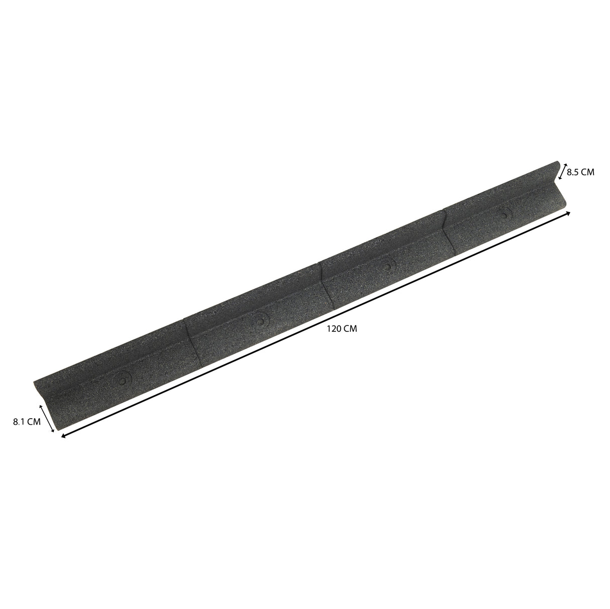 Borda Flexível para Jardim 4 x 1.2 m – Cinzenta