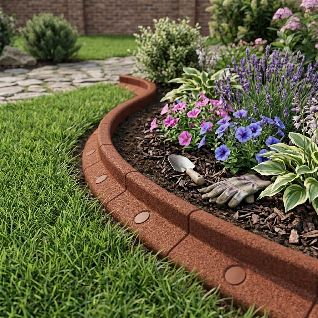 Borda Flexível para Jardim 6 x 1.2 m – Terracota