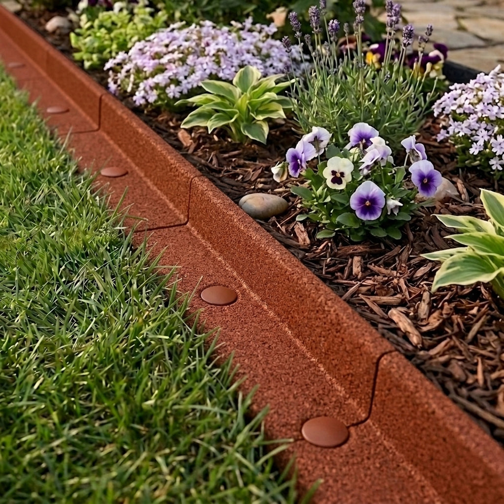 Borda Flexível para Jardim 6 x 1.2 m – Terracota
