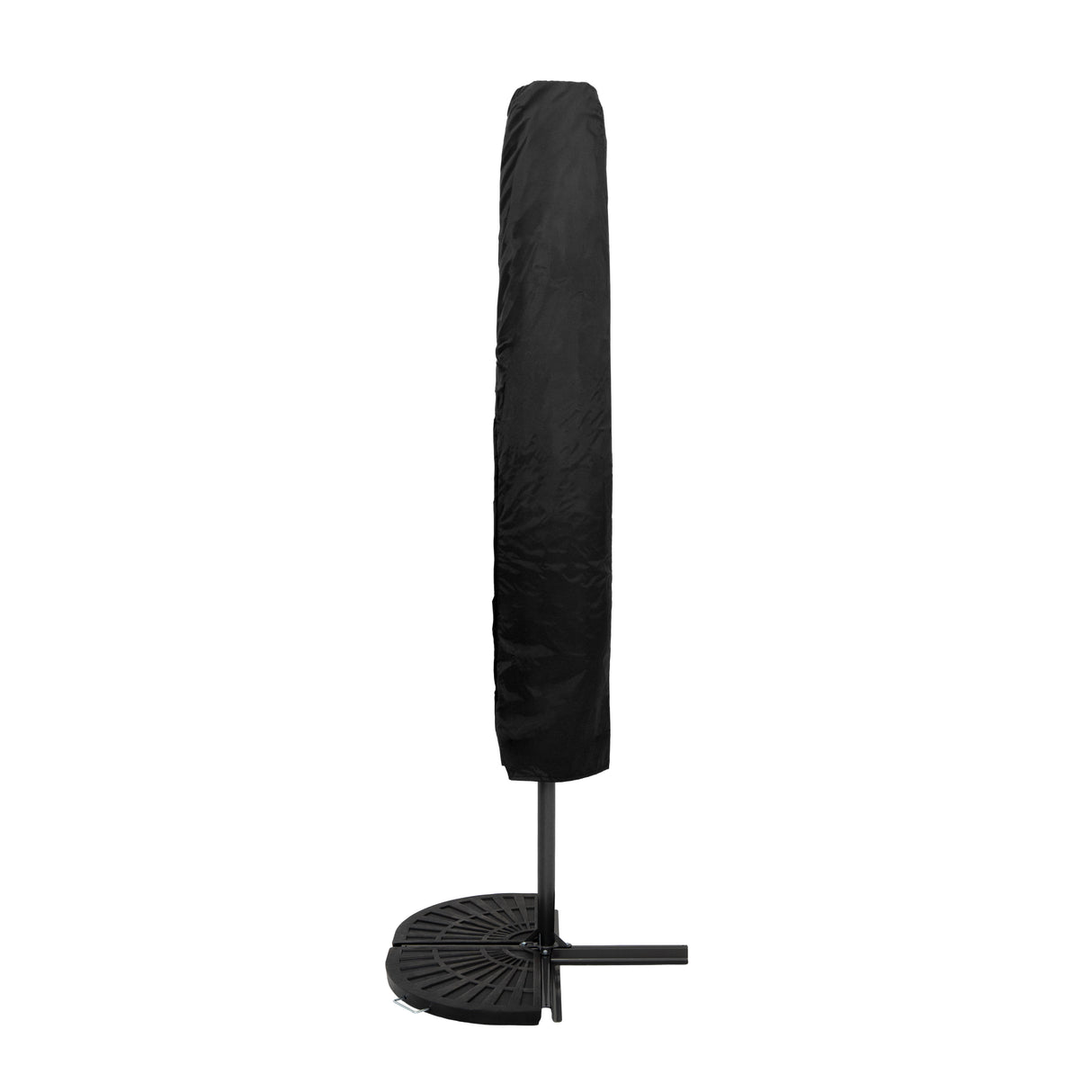 Guarda-Sol Suspenso 3 m com Base Tipo Leque – Creme