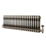 Radiador Tradicional de 2 Colunas com Válvulas - 300 x 1010mm - Metal Cru