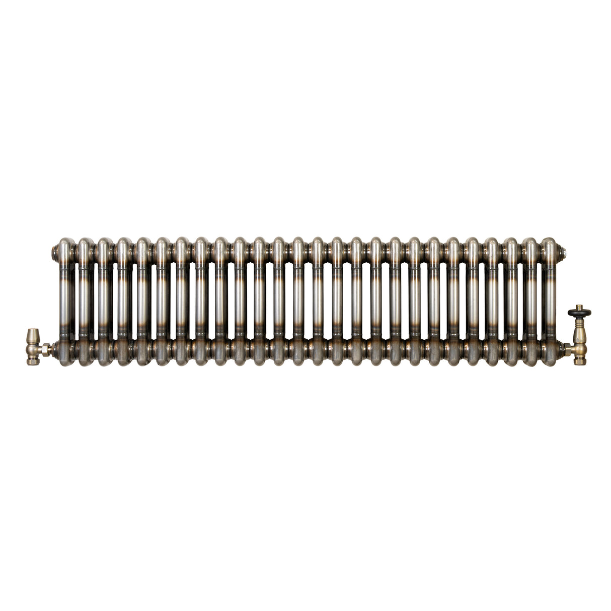 Radiador Tradicional de 2 Colunas com Válvulas - 300 x 1190mm - Metal Cru