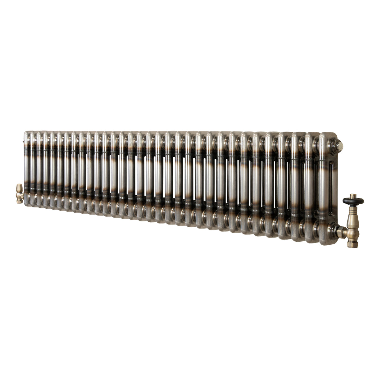 Radiador Tradicional de 2 Colunas com Válvulas - 300 x 1460mm - Metal Cru