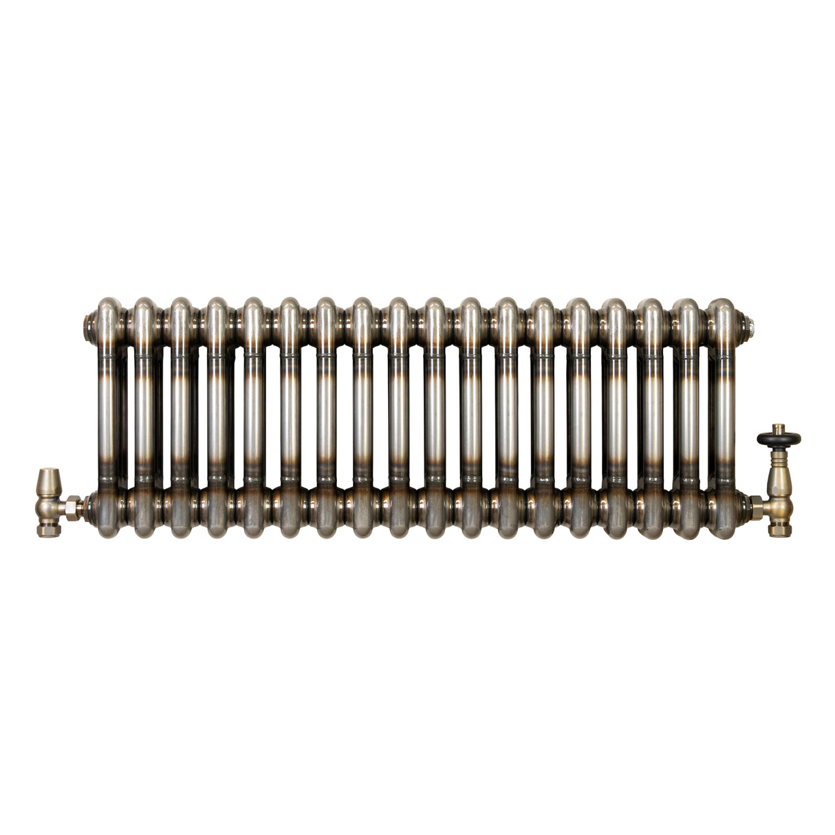 Radiador Tradicional de 2 Colunas com Válvulas - 600 x 830mm - Metal Cru
