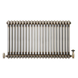 Radiador Tradicional de 2 Colunas com Válvulas - 600 x 1010mm - Metal Cru