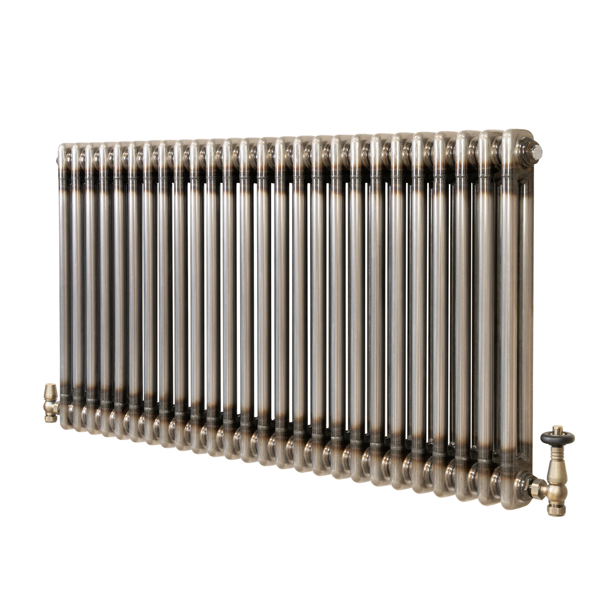Radiador Tradicional de 2 Colunas com Válvulas - 600 x 1190mm - Metal Cru