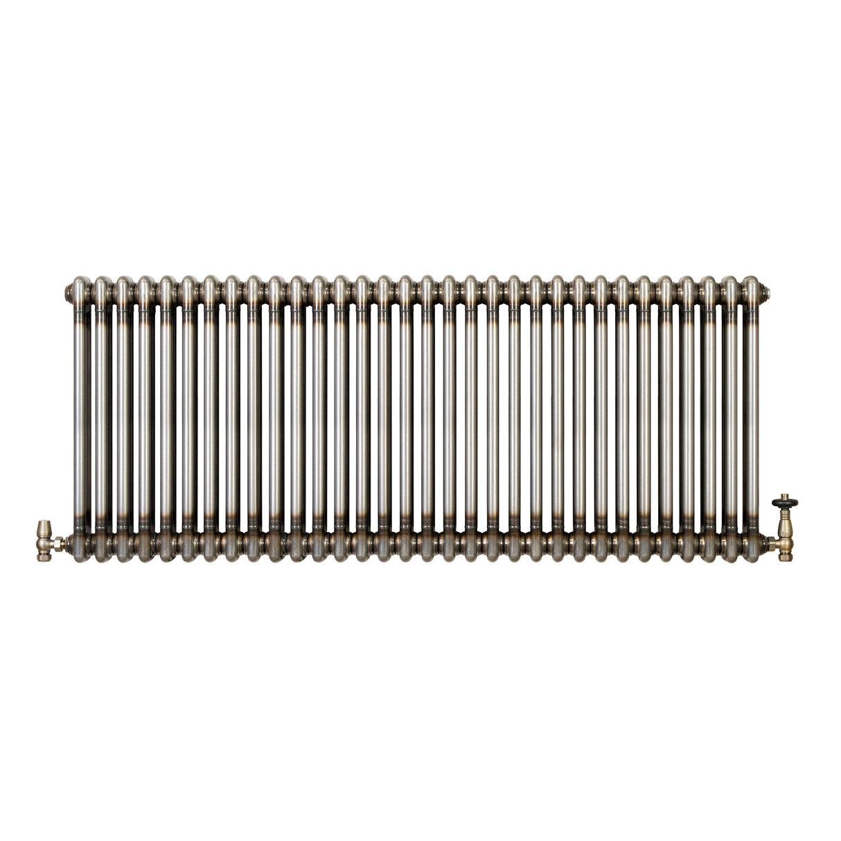 Radiador Tradicional de 2 Colunas com Válvulas - 600 x 1460mm - Metal Cru