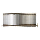 Radiador Tradicional de 2 Colunas com Válvulas - 600 x 1460mm - Metal Cru