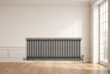 Radiador Tradicional de 2 Colunas com Válvulas - 600 x 1460mm - Metal Cru