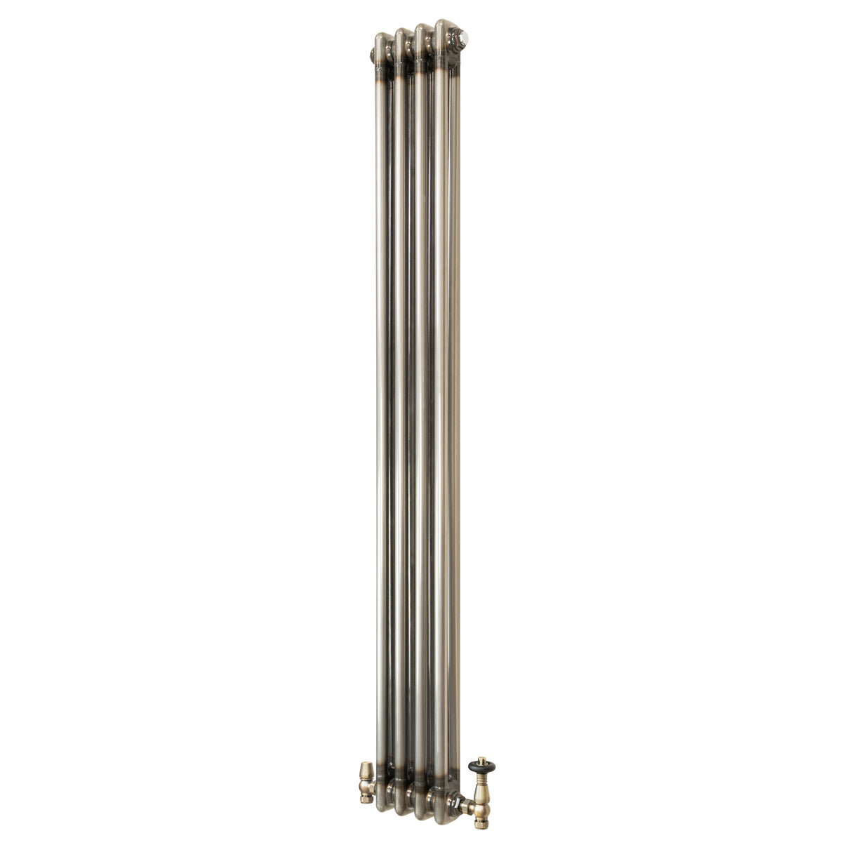 Radiador Tradicional de 2 Colunas com Válvulas - 1500 x 200mm - Metal Cru
