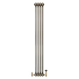 Radiador Tradicional de 2 Colunas com Válvulas - 1500 x 200mm - Metal Cru