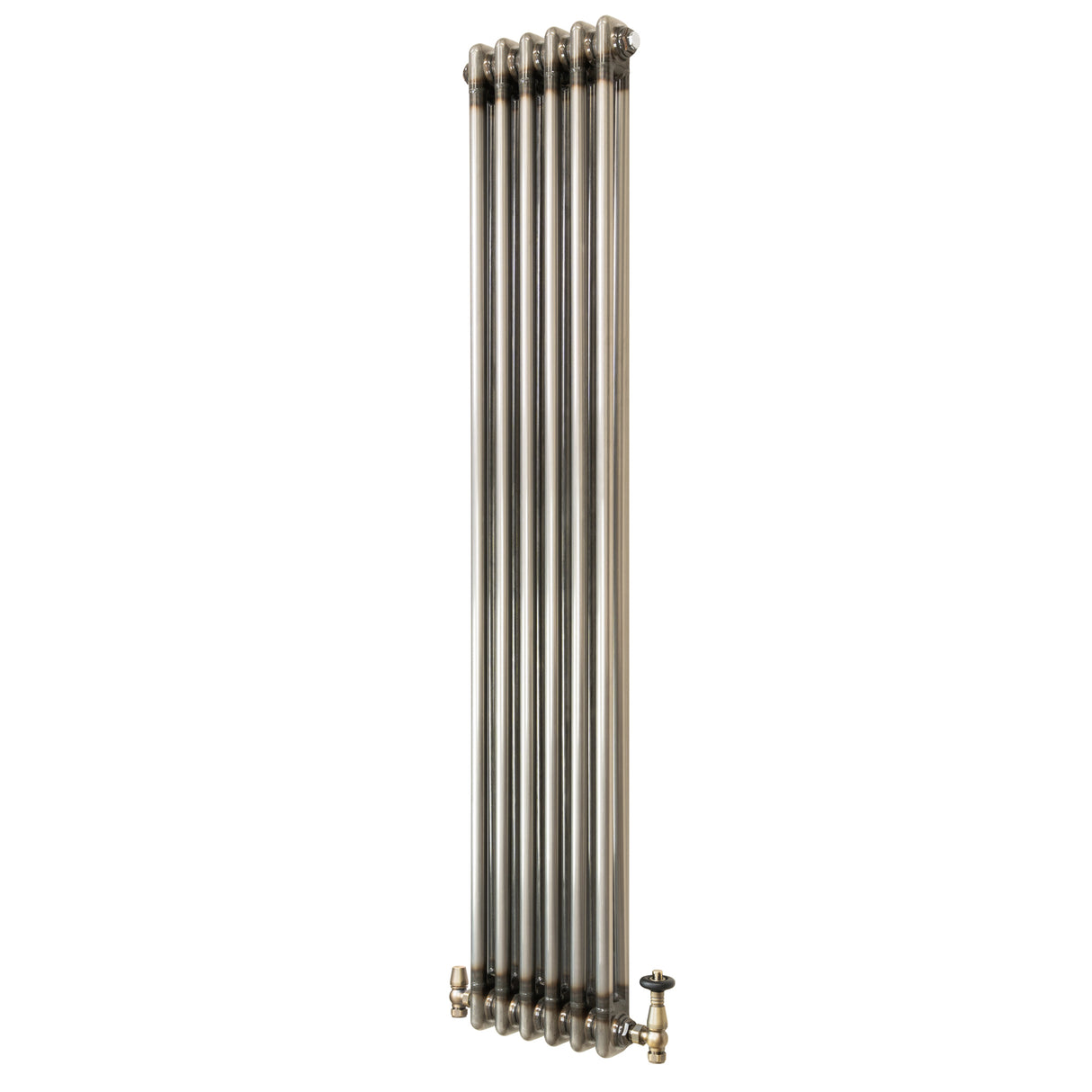 Radiador Tradicional de 2 Colunas com Válvulas - 1500 x 290mm - Metal Cru