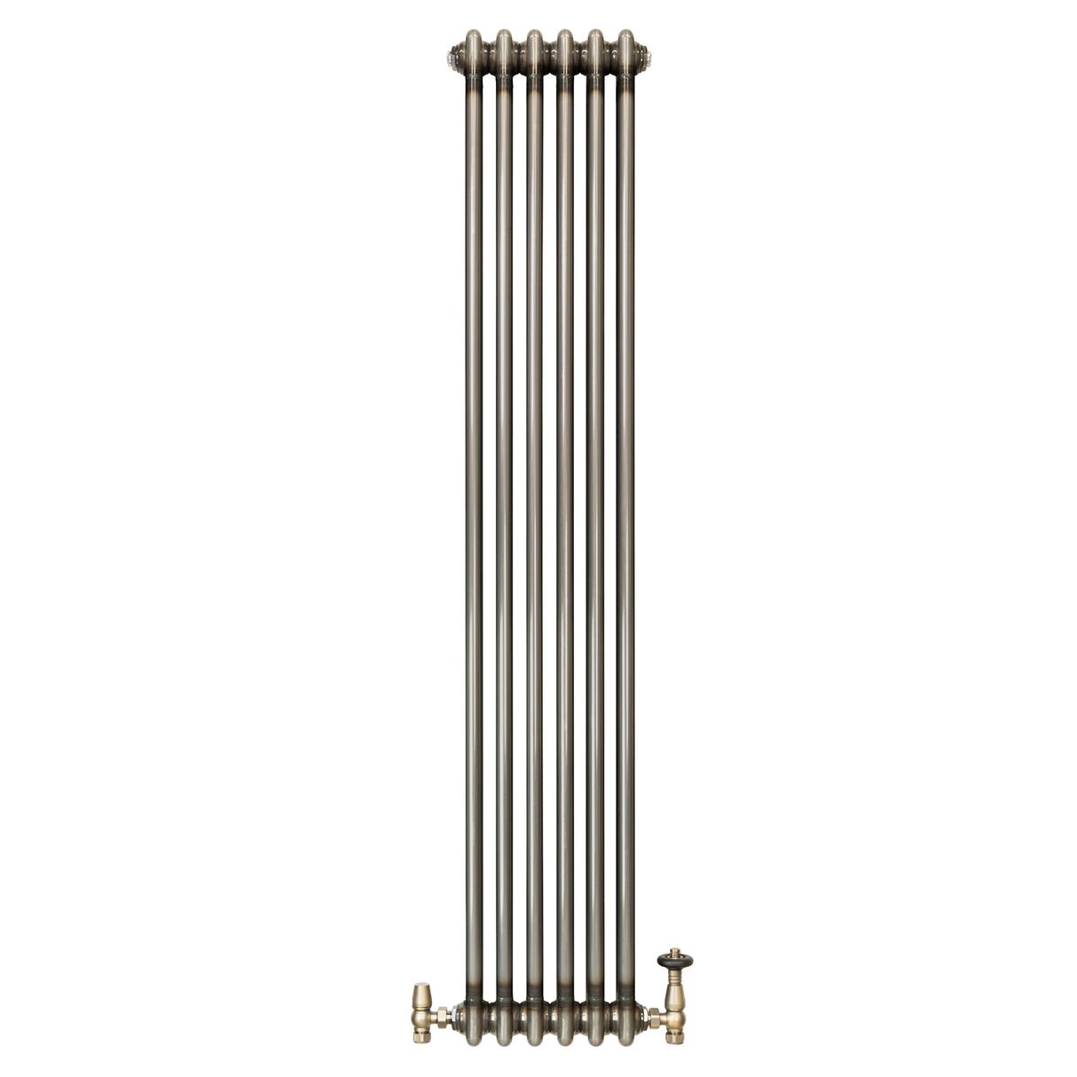 Radiador Tradicional de 2 Colunas com Válvulas - 1500 x 290mm - Metal Cru