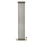 Radiador Tradicional de 2 Colunas com Válvulas - 1500 x 290mm - Metal Cru